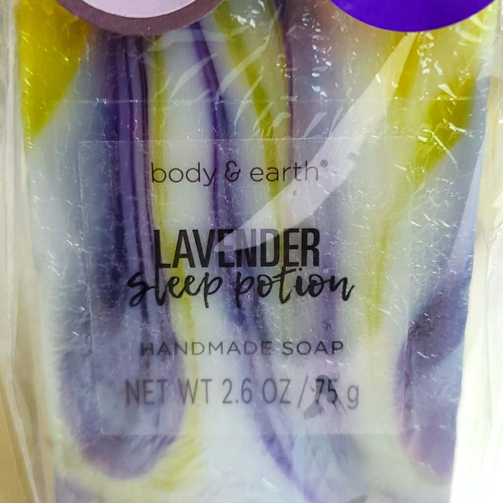 Body & Earth Handmade Soap 4 Count - Picture 4 of 8